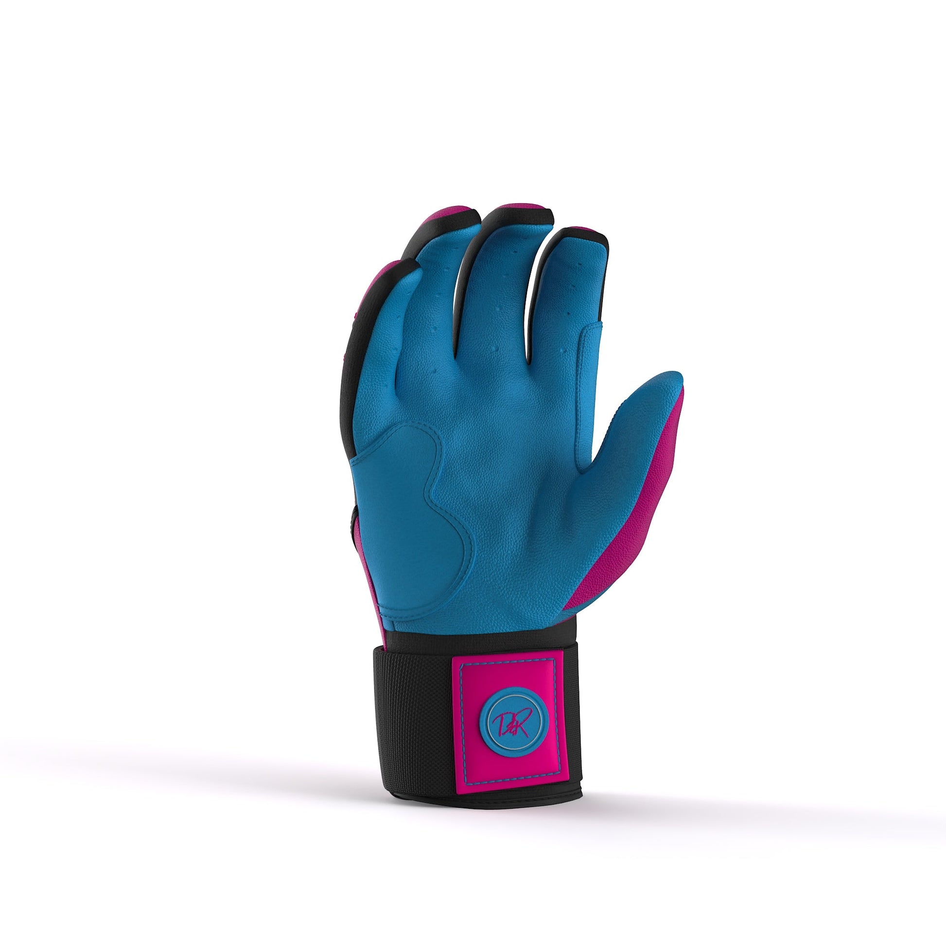 Drip & Rip™ "Baller" Series Premium Leather Long Cuff Batting Glove Vice Vice Baby - Drip & Rip