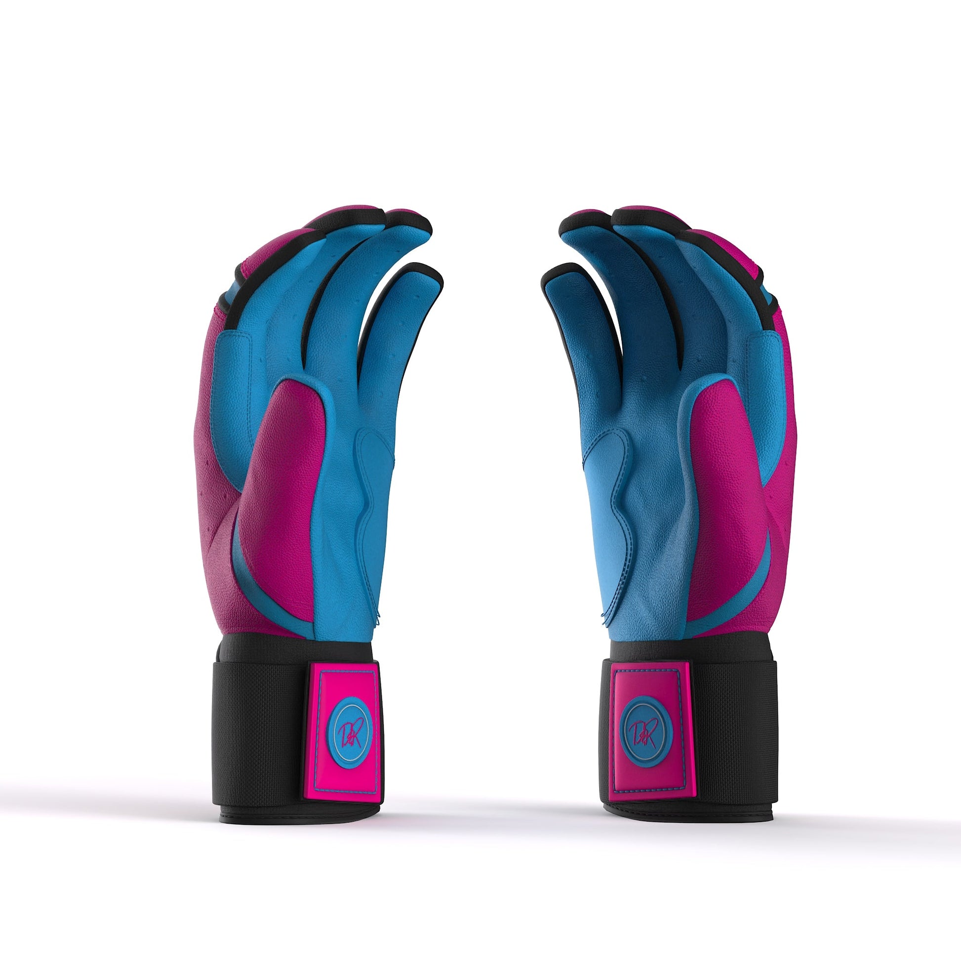 Drip & Rip™ "Baller" Series Premium Leather Long Cuff Batting Glove Vice Vice Baby - Drip & Rip