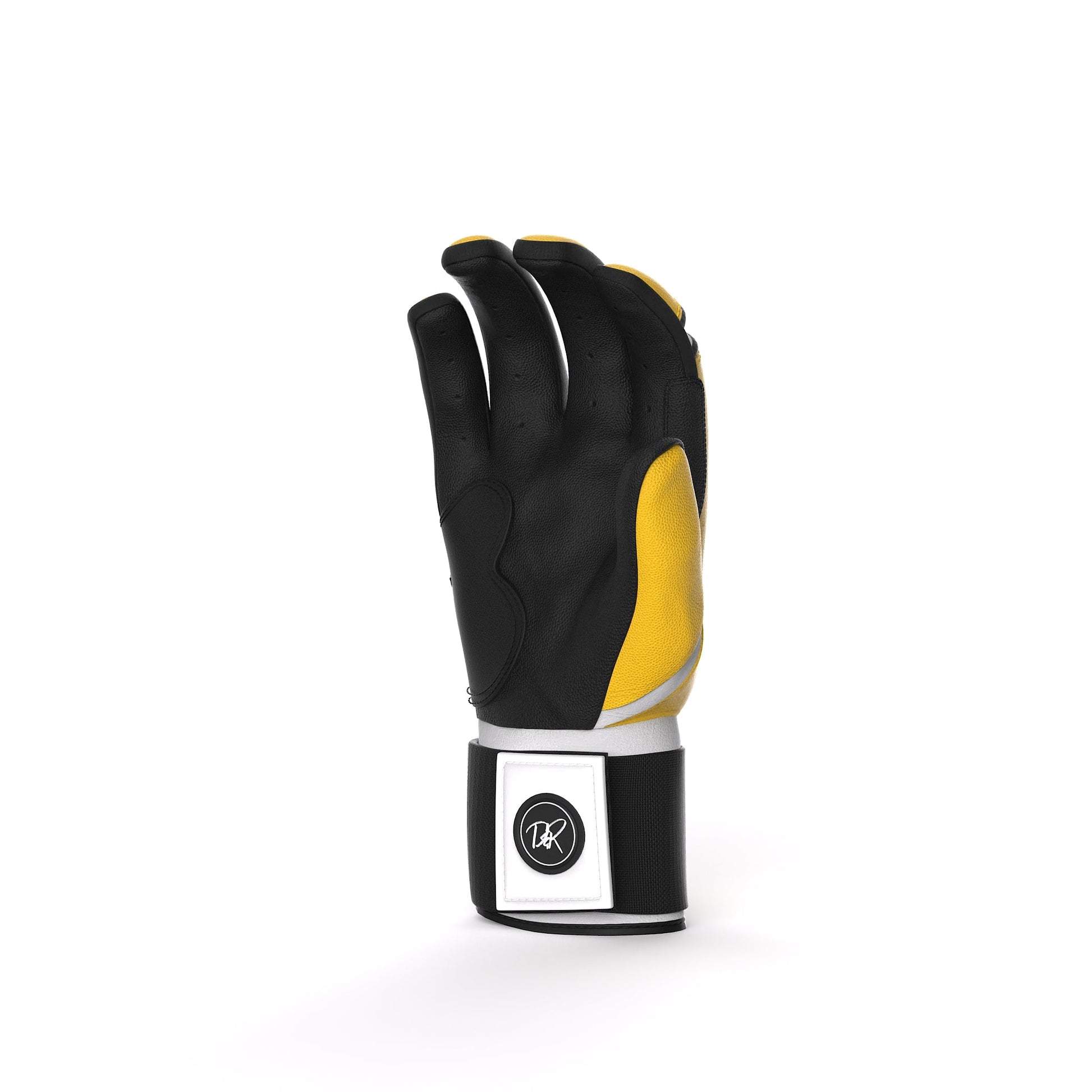 Drip & Rip™ "Baller" Series Premium Leather Long Cuff Batting Glove Danger Zone - Drip & Rip