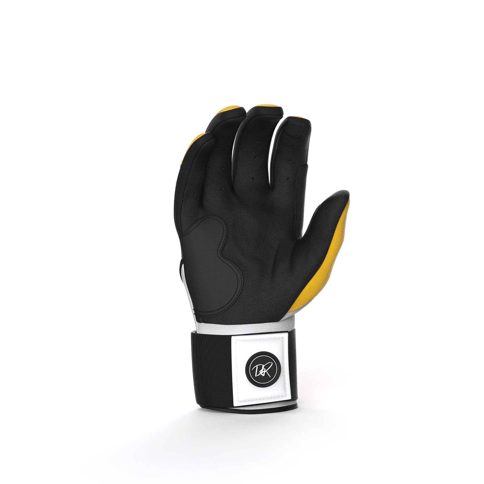 Drip & Rip™ "Baller" Series Premium Leather Long Cuff Batting Glove Danger Zone - Drip & Rip