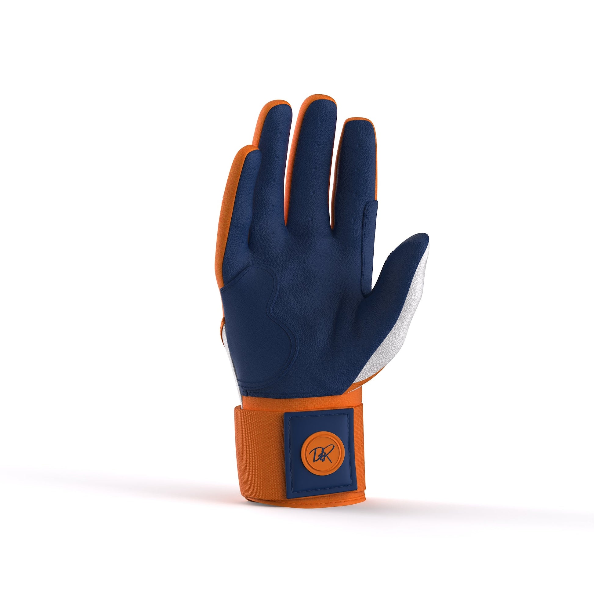 Drip & Rip™ "Baller" Series Premium Leather Long Cuff Batting Glove Freezer Burn - Drip & Rip