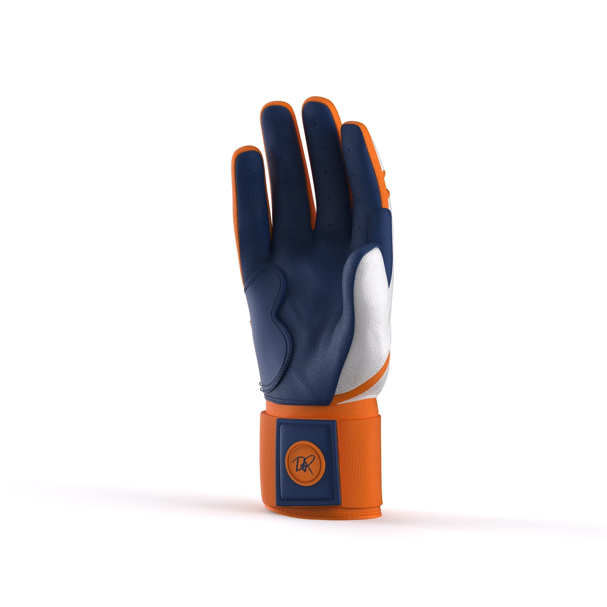 Drip & Rip™ "Baller" Series Premium Leather Long Cuff Batting Glove Freezer Burn - Drip & Rip
