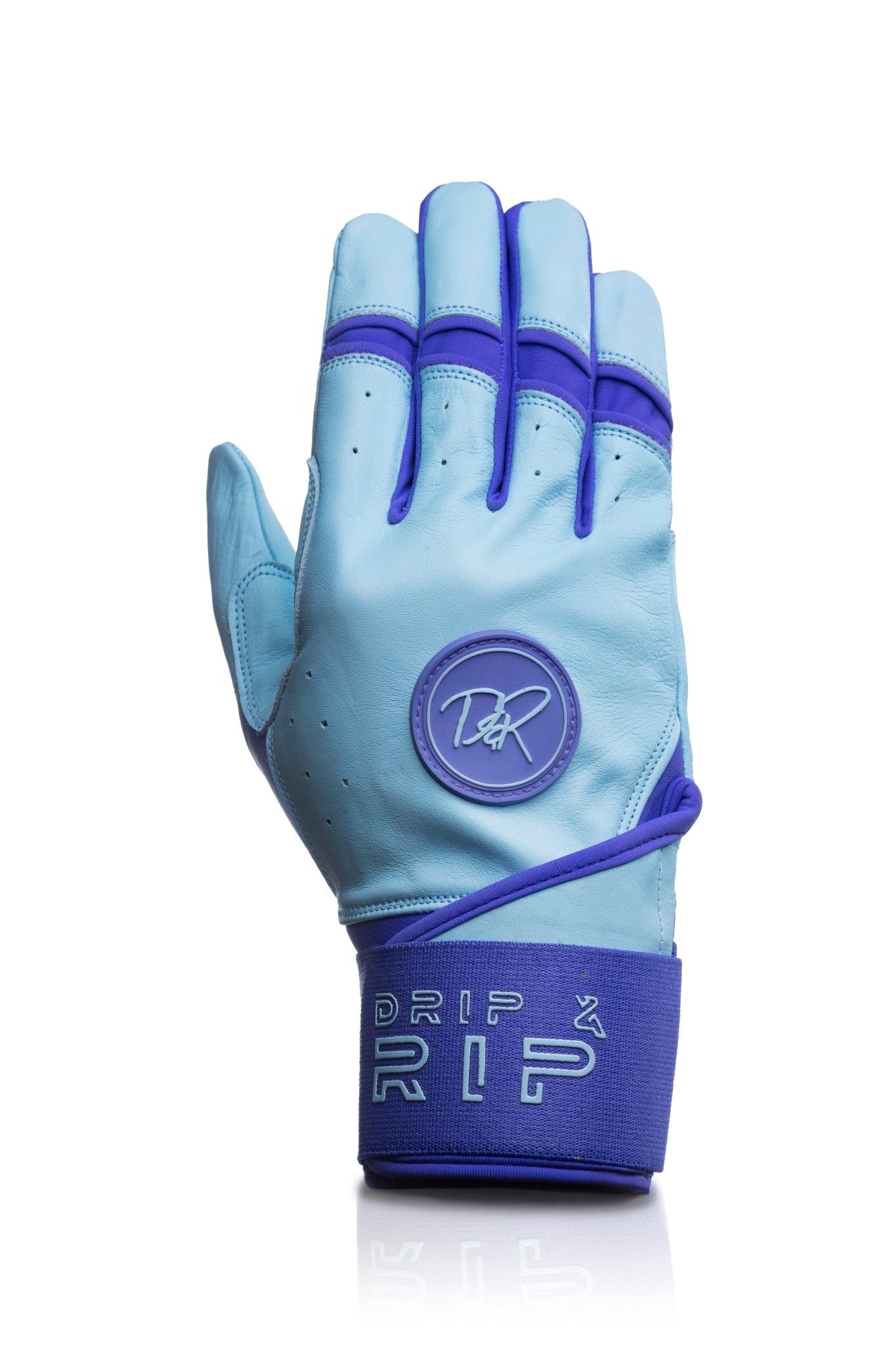 Drip & Rip™ "Baller" Series Premium Leather Long Cuff Batting Glove Mint Condition - Drip & Rip