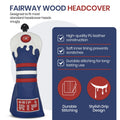 Drip & Rip™ Bomber Series Flags Fairway Wood Headcover - Drip & Rip