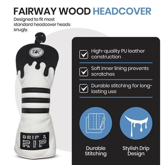 Drip & Rip™ Bomber Series Specter Fairway Wood Headcover - Drip & Rip