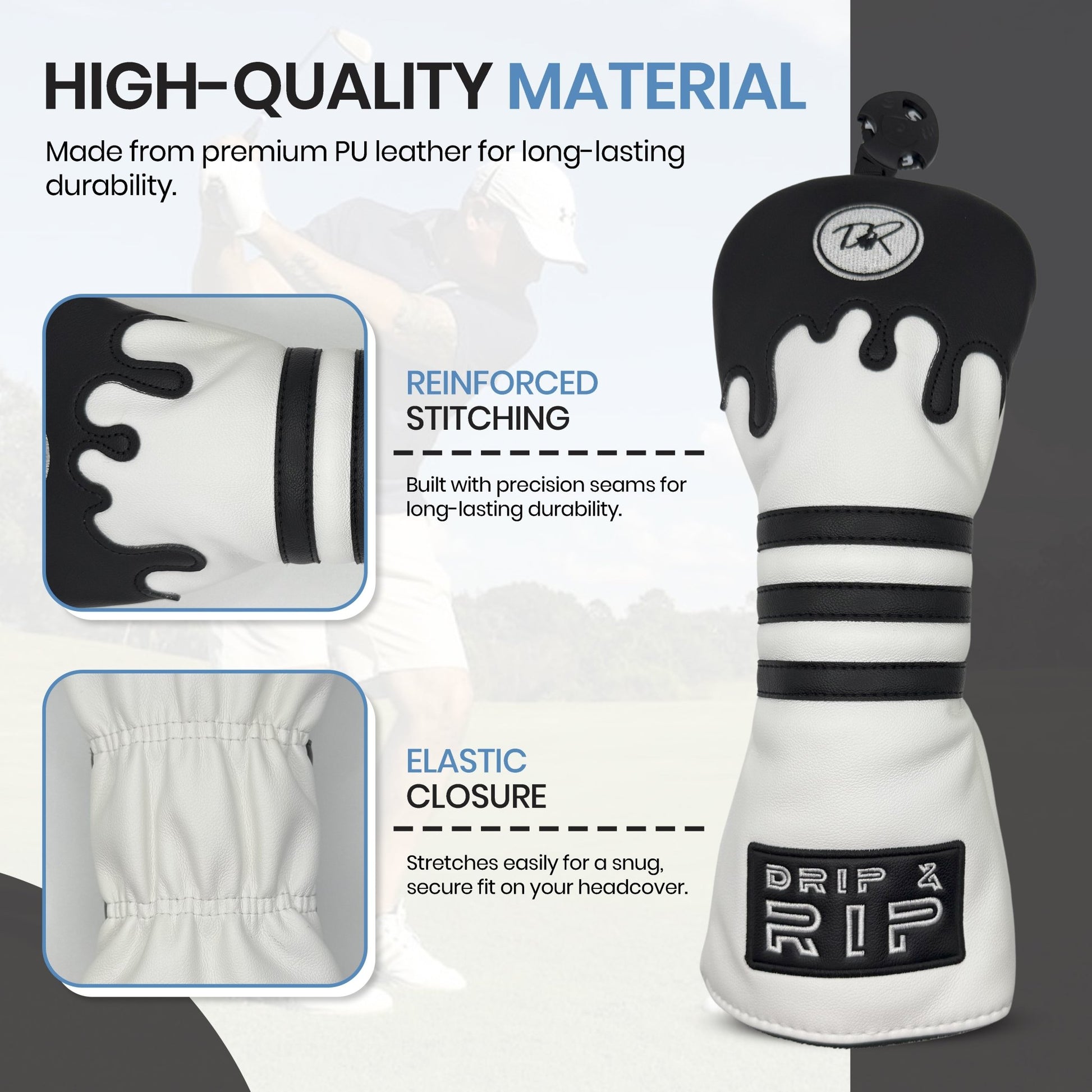 Drip & Rip™ Bomber Series Specter Fairway Wood Headcover - Drip & Rip