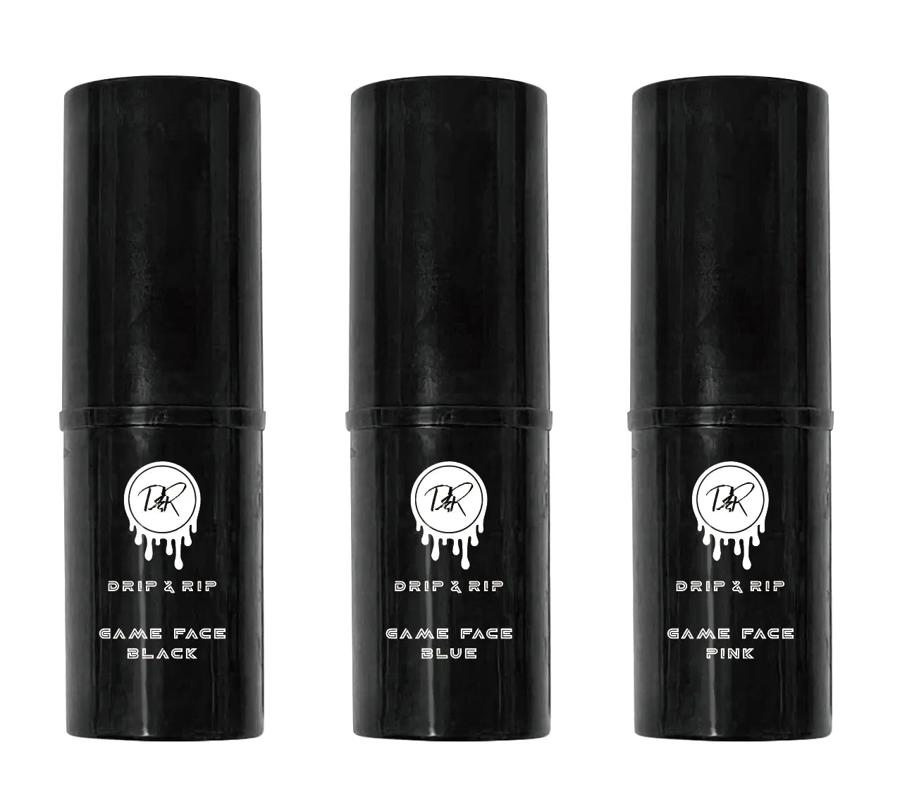 Drip & Rip GameFace Eyeblack Set (Black, Pink, Blue) - Drip & Rip