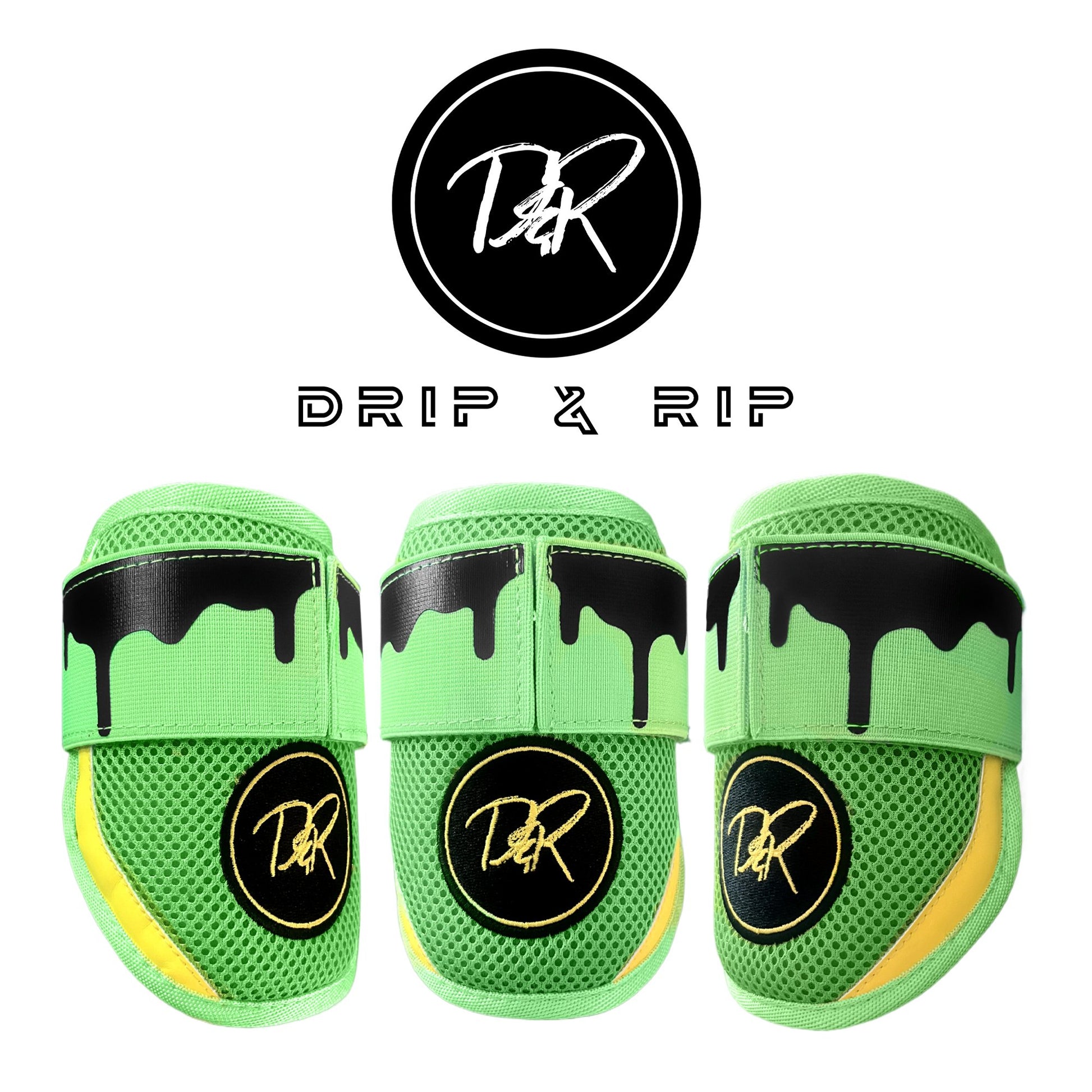 Drip & Rip Premium Baseball and Softball Elbow Guard Youth Model - Limelight - Drip & Rip