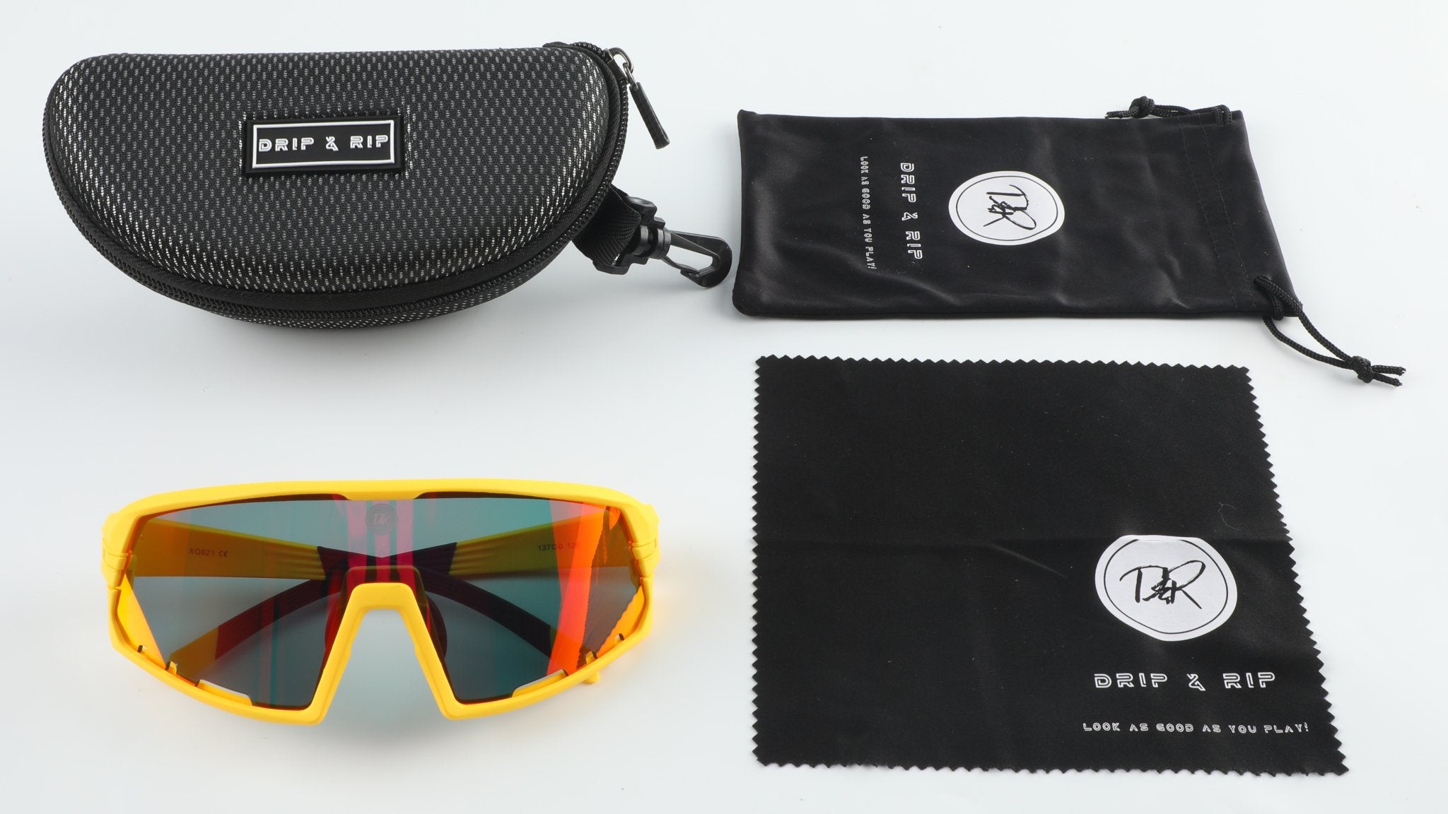 Drip & Rip Vibe Series Baseball and Softball Sunglasses - Danger Zone - Drip & Rip