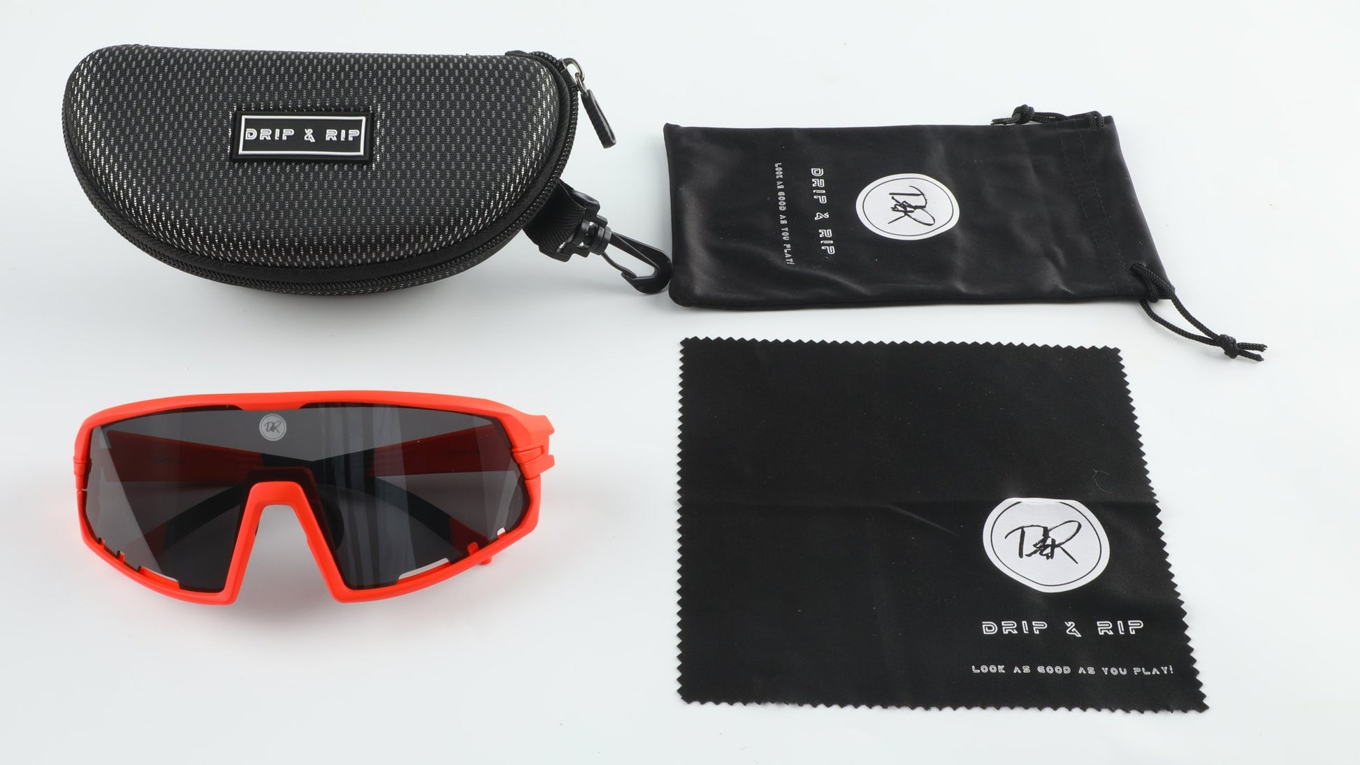 Drip & Rip Vibe Series Baseball and Softball Sunglasses - Magma - Drip & Rip