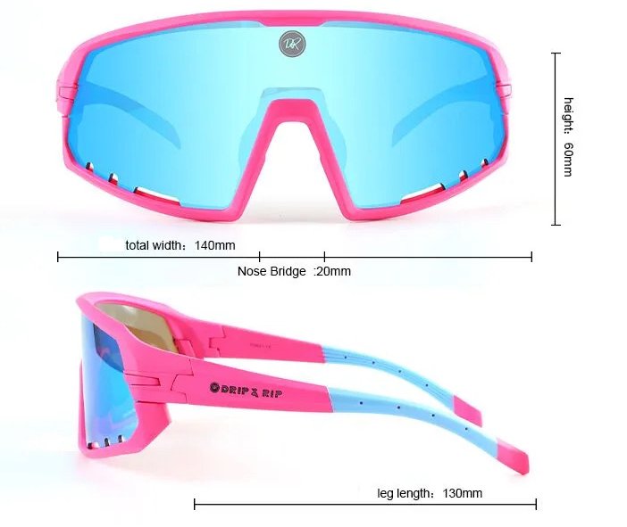 Drip & Rip Vibe Series Baseball and Softball Sunglasses - Vice Vice Baby - Drip & Rip
